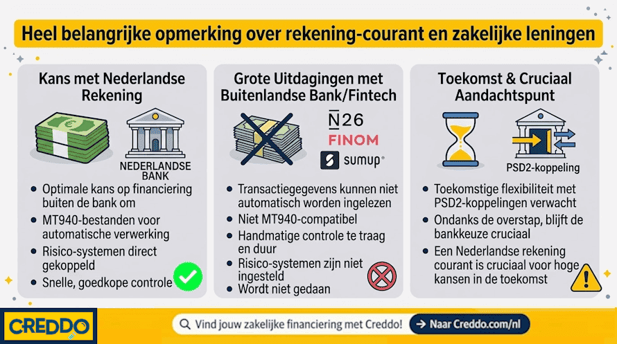 Welke rekening courant kiezen voor een zakelijke lening
