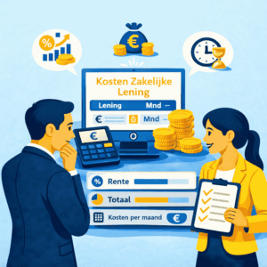 Kosten zakelijke lening rekentool