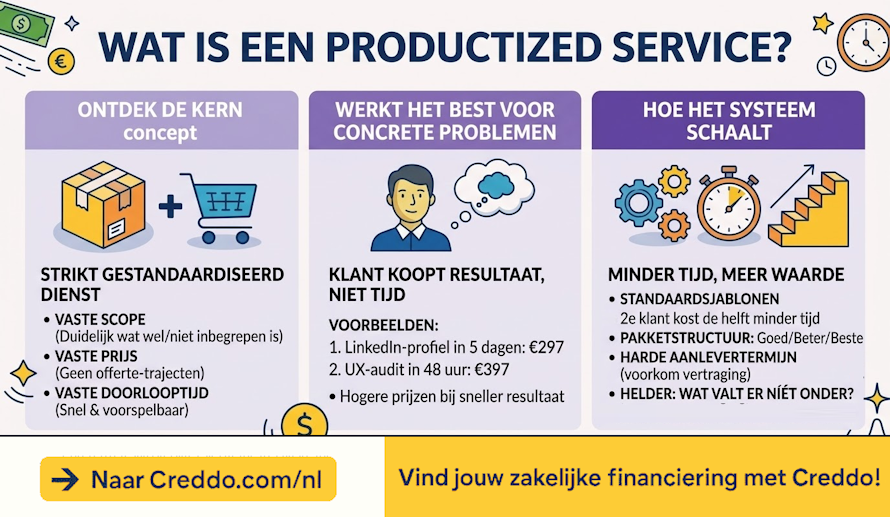 Wat is een productionized service