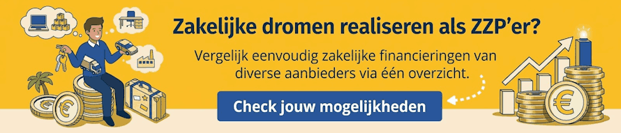 Zakelijke financiering voor ZZP via Creddo