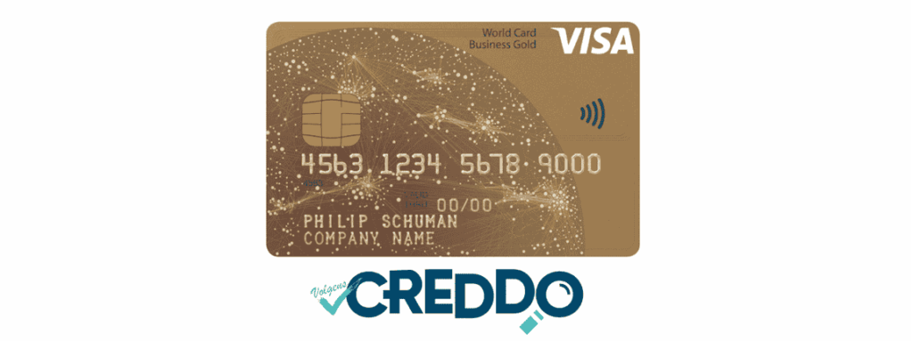 Visa World Card Business Gold volgens Creddo