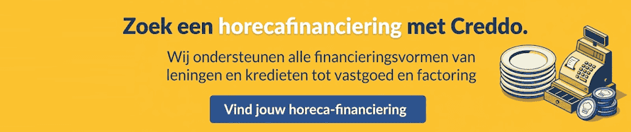 Horecafinanciering vergeleken met Creddo