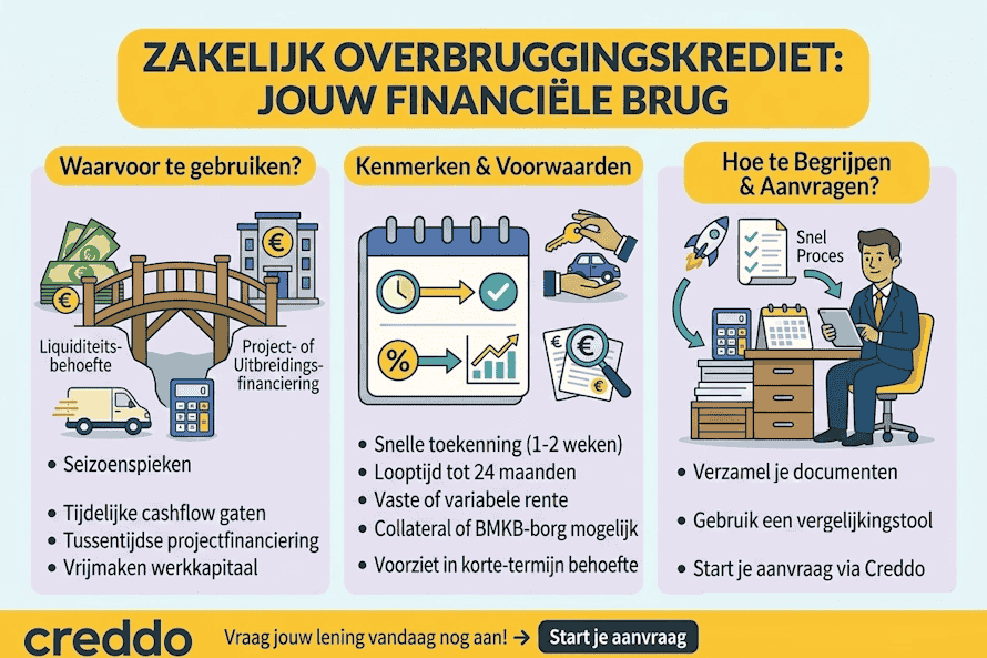 Overbruggingskrediet uitgelegd door Creddo