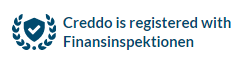 Creddo is registered with Finansinspektionen